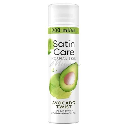 Гель для бритья Satin Care для женщин, для нормальной кожи, Avocado Twist 200 мл  #1