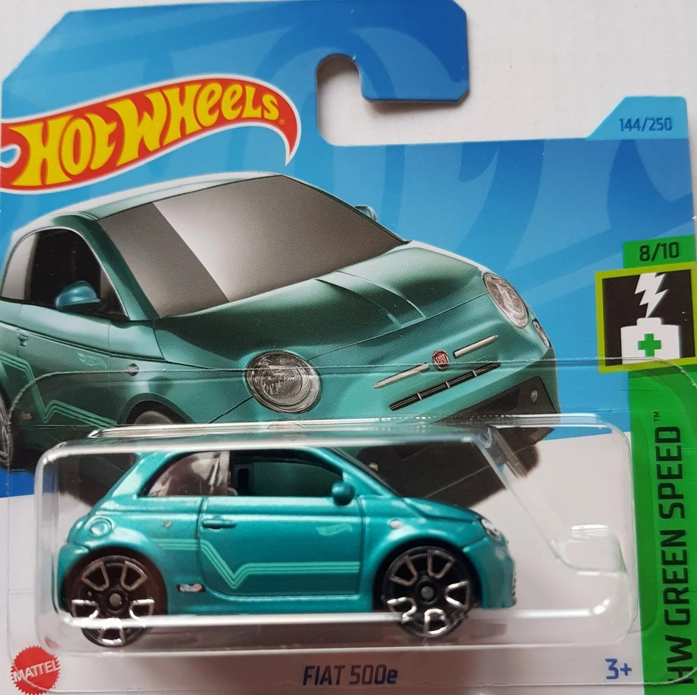 Машинка Хотвилс игрушка коллекционная Hot Wheels Fiat 500e 1:64 5785_HKH59  #1