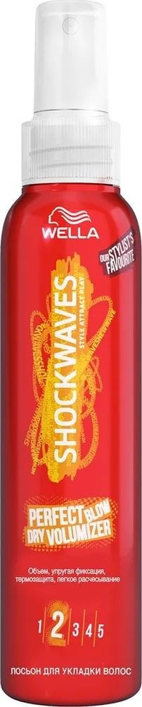 Wella Shockwaves Спрей для ухода за волосами, 150 мл #1