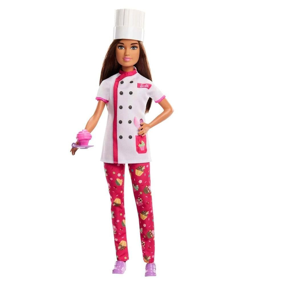 Кукла Барби, игрушка Barbie Профессии, кукла для девочки Mattel Повар DVF50_HKT67  #1