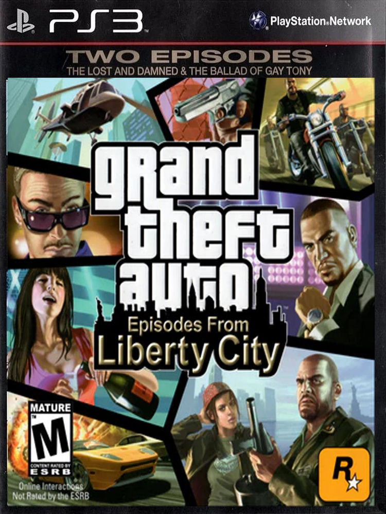 Grand Theft Auto Episodes From Liberty City ENG Видеоигра на диске PS3. Товар уцененный  #1