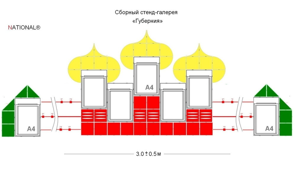 Стенд для детского сада "Губерния" #1