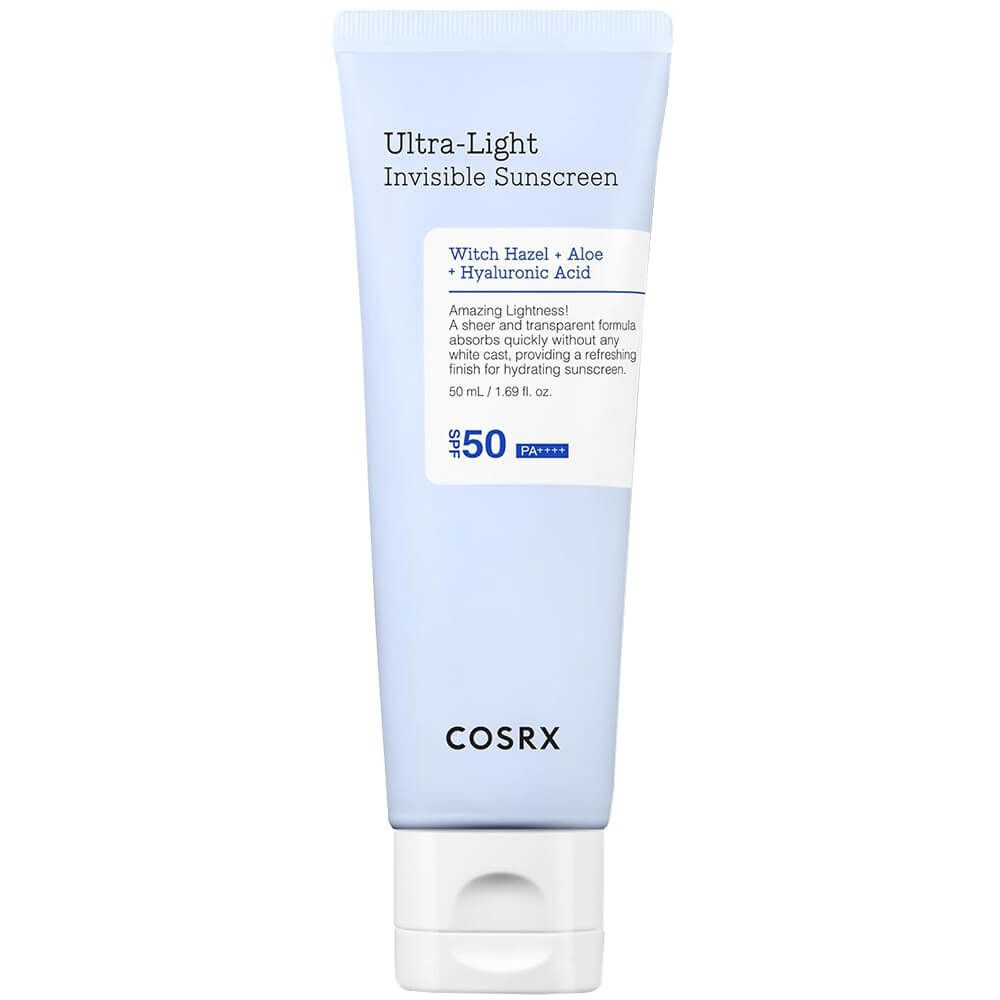 Ультралёгкий солнцезащитный крем с гамамелисом COSRX Ultra-Light Invisible Sunscreen SPF50 PA++++  #1