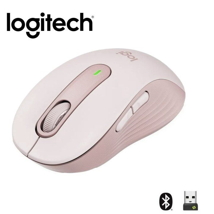 Logitech Мышь беспроводная LGM650/F, розовый #1