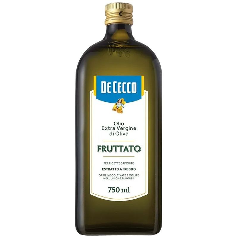 Масло DE CECCO FRUTTATO оливковое Extra Vergine нерафинированное 750мл  #1