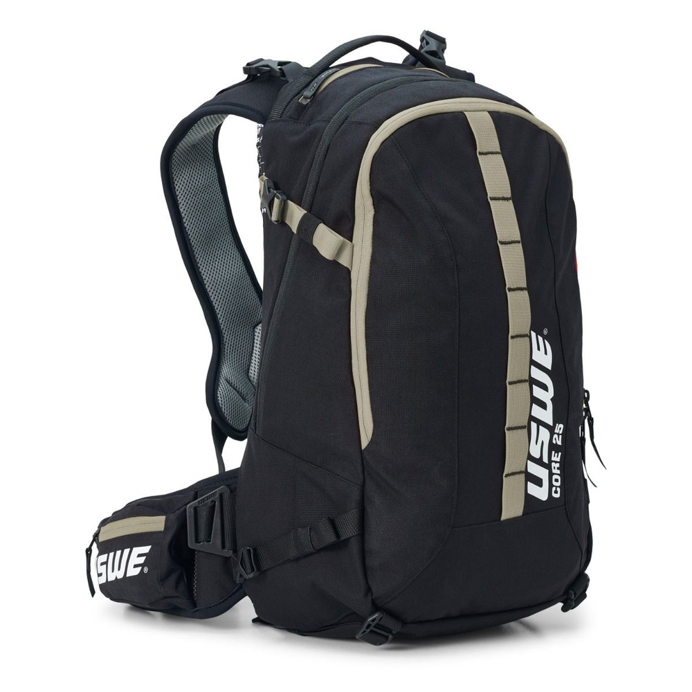 Рюкзак USWE CORE 25L Off-Road Daypack, Black/Mud Green (2253337) #1