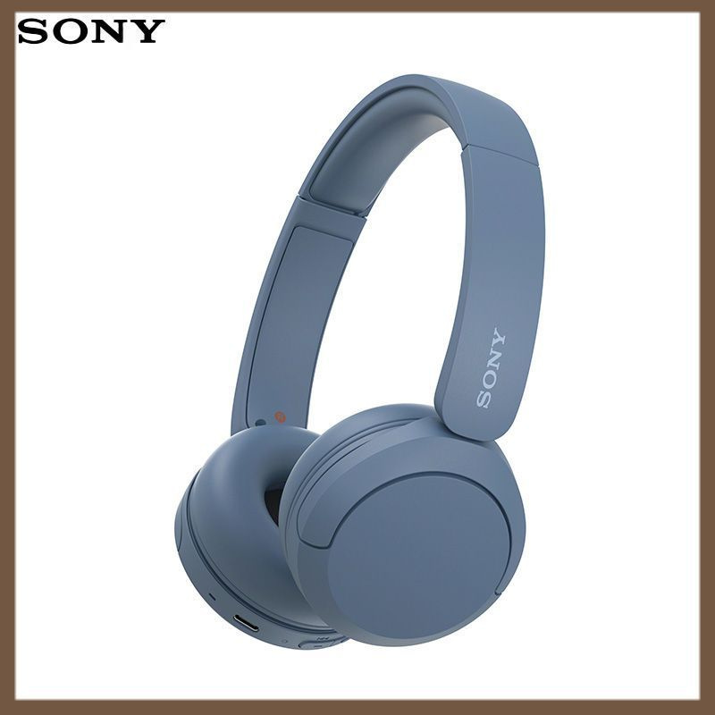 Sony Наушники с микрофоном Sony WH-CH520, синий #1