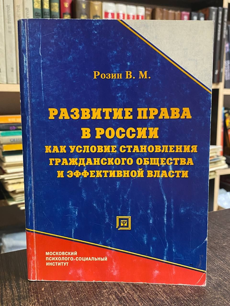 Розин В.М. Развитие права в России как условие становления гражданского общества и эффективной власти #1