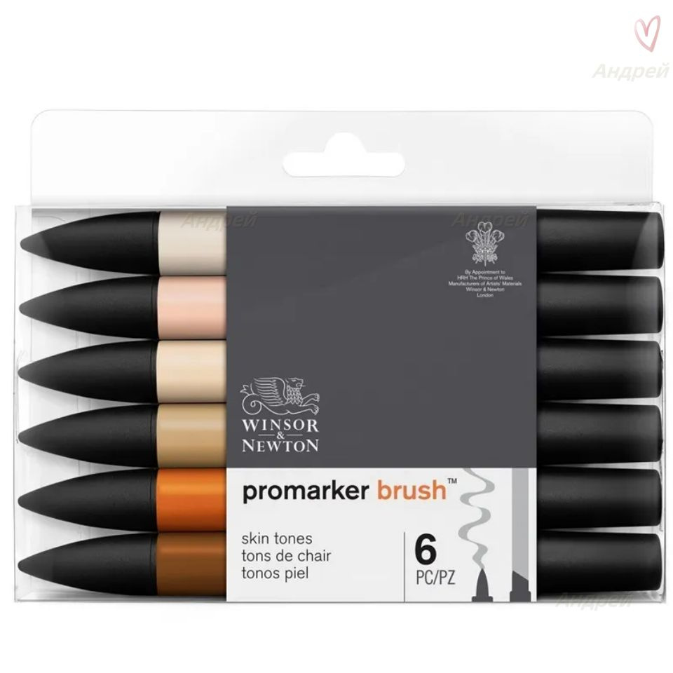 Winsor&Newton Маркер, 6 шт. #1