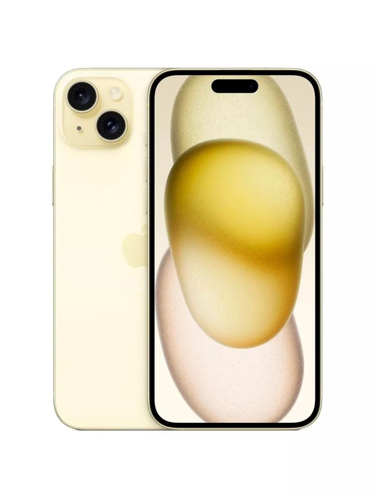 Apple Смартфон iPhone 15 PLUS 6/512 ГБ, желтый #1