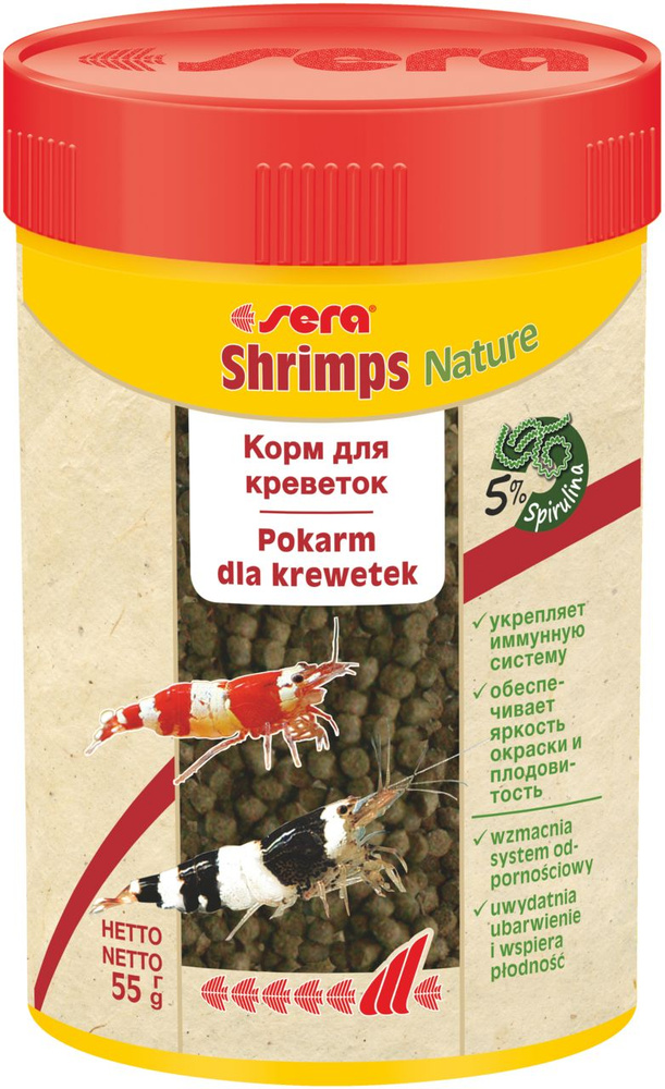 Корм для креветок SERA, "Shrimps Natural", 100 мл, 55 г #1