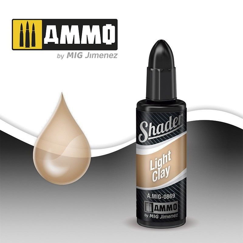 Акриловый шейдер SHADER Light Clay(10mL) (Ammo Mig) #1