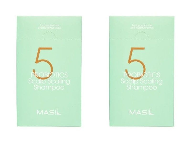 MASIL Шампунь для глубокого очищения кожи головы 5 Probiotics Scalp Scaling Shampoo, 8 мл, 20 шт, 2 уп #1