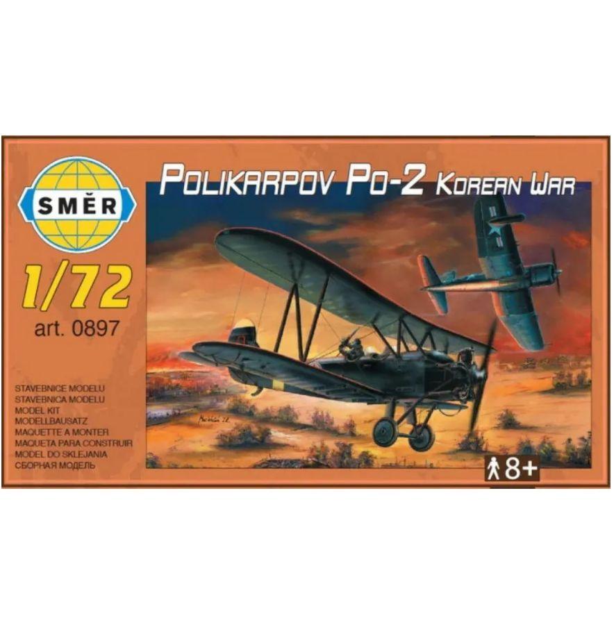 Сборная модель самолета Polikarpov Po-2 Korean War 1:72 SM0897 #1