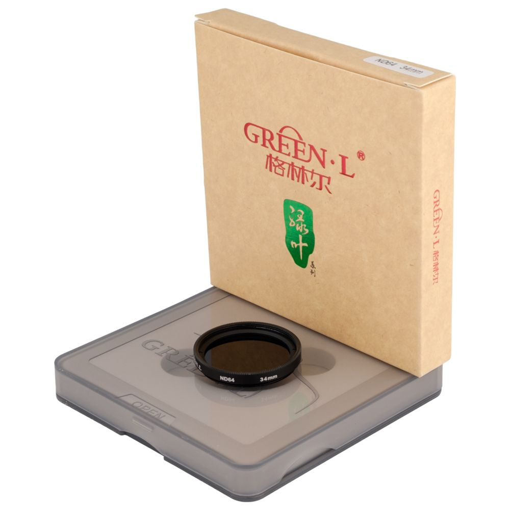 Светофильтр Green-L ND64 - 34mm #1