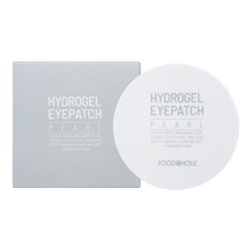 FoodaHolic Патчи для кожи вокруг глаз Hydrogel Eyepatch Pearl, с экстрактом жемчуга, 90 гр  #1