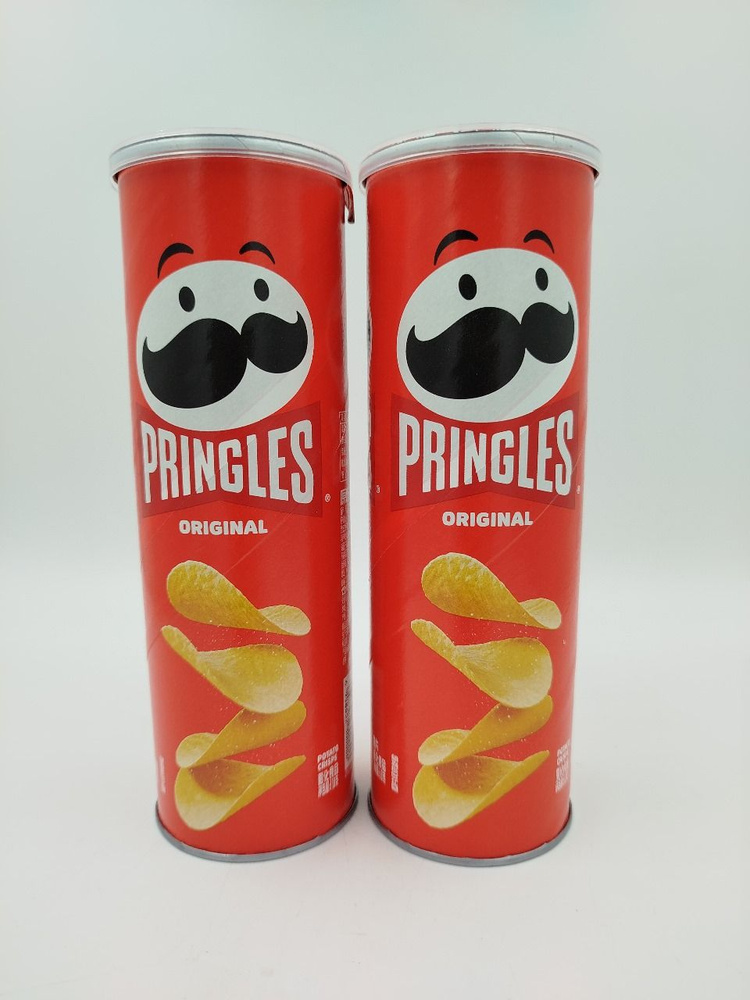 Картофельные чипсы Pringles с оригинальным вкусом 2 шт по 110 гр. Китай  #1