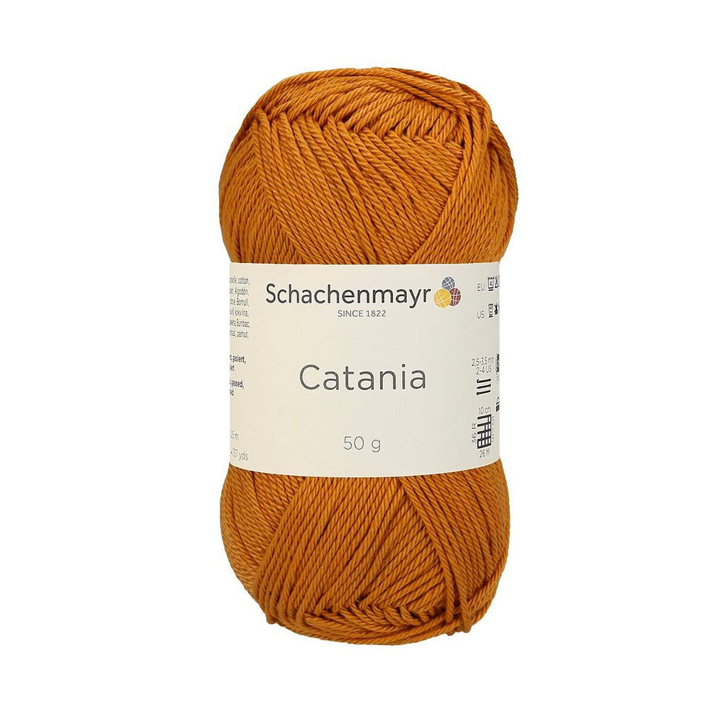 Catania /Катания/ пряжа Schachenmayr Originals, 100% хлопок, 50г/125м, арт. 9801210 цвет 00383, zimt #1