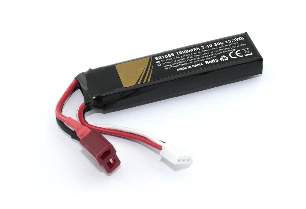 Аккумулятор Li-Pol 7.4v 451865 1800mah T-plug #1