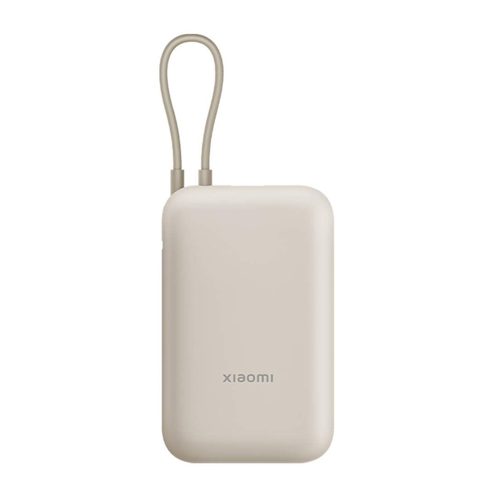 Внешний аккумулятор Xiaomi Mi 22.5W Power Bank 10000mAh Cable USB-C (P15ZM) бежевый  #1