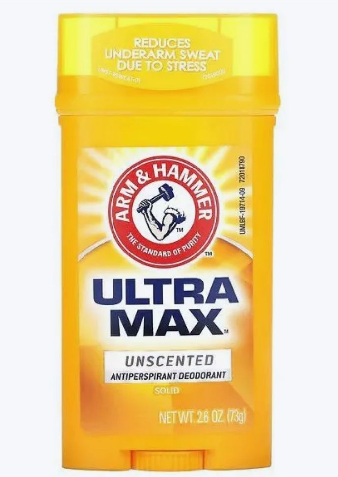 Arm & Hammer, UltraMax, твердый дезодорант для мужчин, без запаха 73гр.  #1