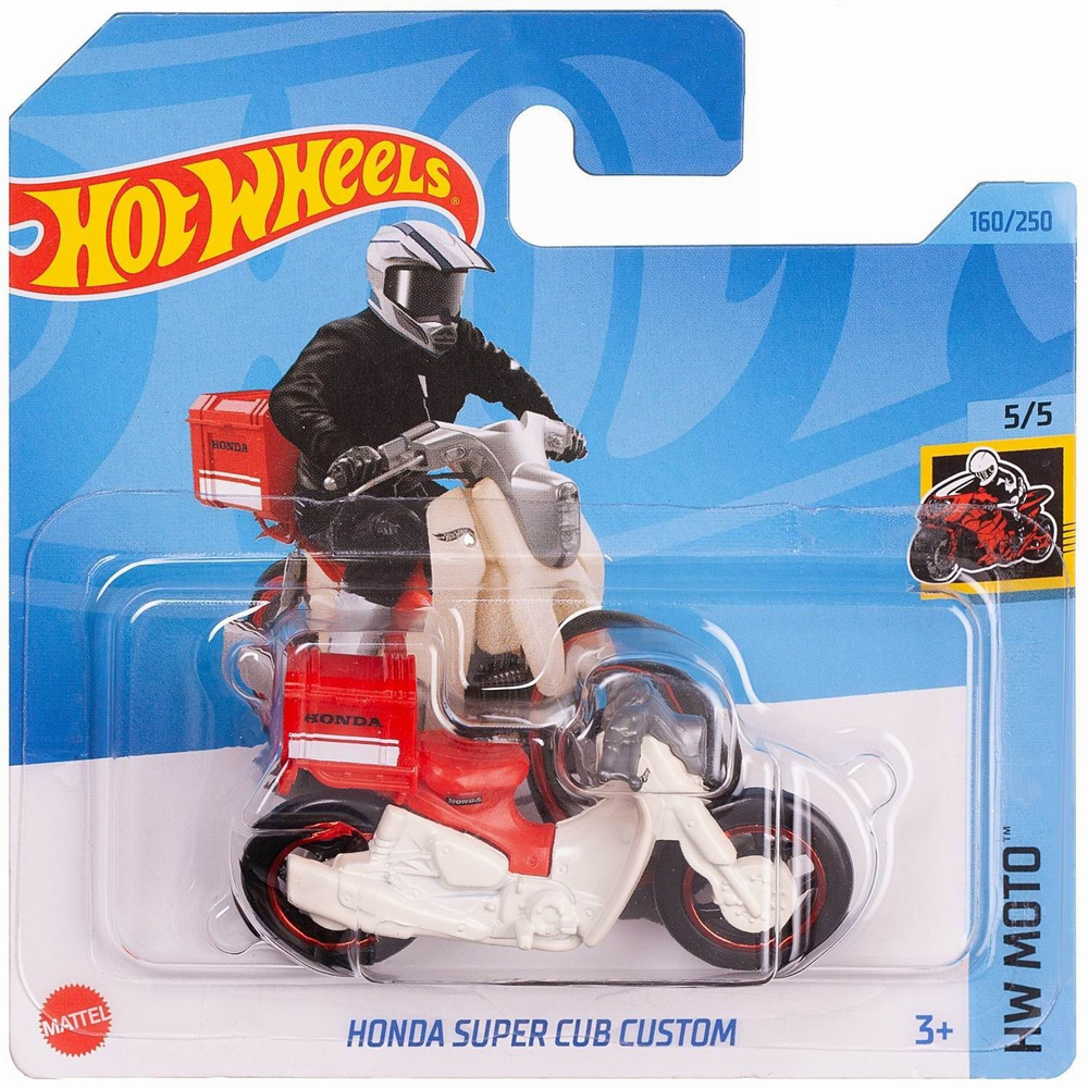 Hot Wheels Машинка Коллекционная Honda Super Cub Custom #1