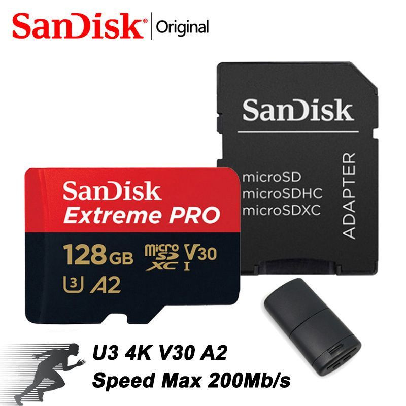 SanDisk Карта памяти Extreme PRO 128 ГБ  (SDSQXCD-128G) #1