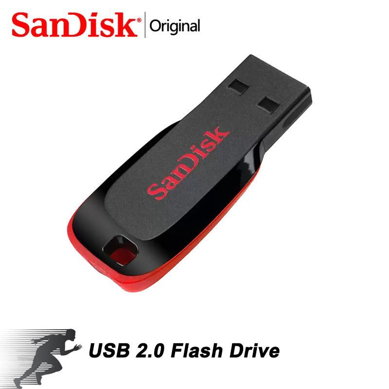 SanDisk USB-флеш-накопитель Cruzer Blade SDCZ50-064G 64 ГБ, черный матовый  #1