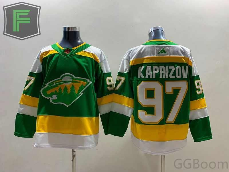 NHL джерси хоккейная Миннесота Уайлд Minnesota Wild Jersey Kirill Kaprizov 97 Кирилл Капризов GGBoom #1