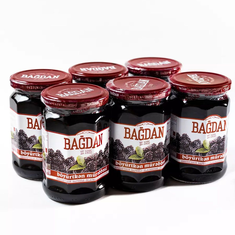 Варенье из ежевики Bagdan, 390 г х 6 шт #1