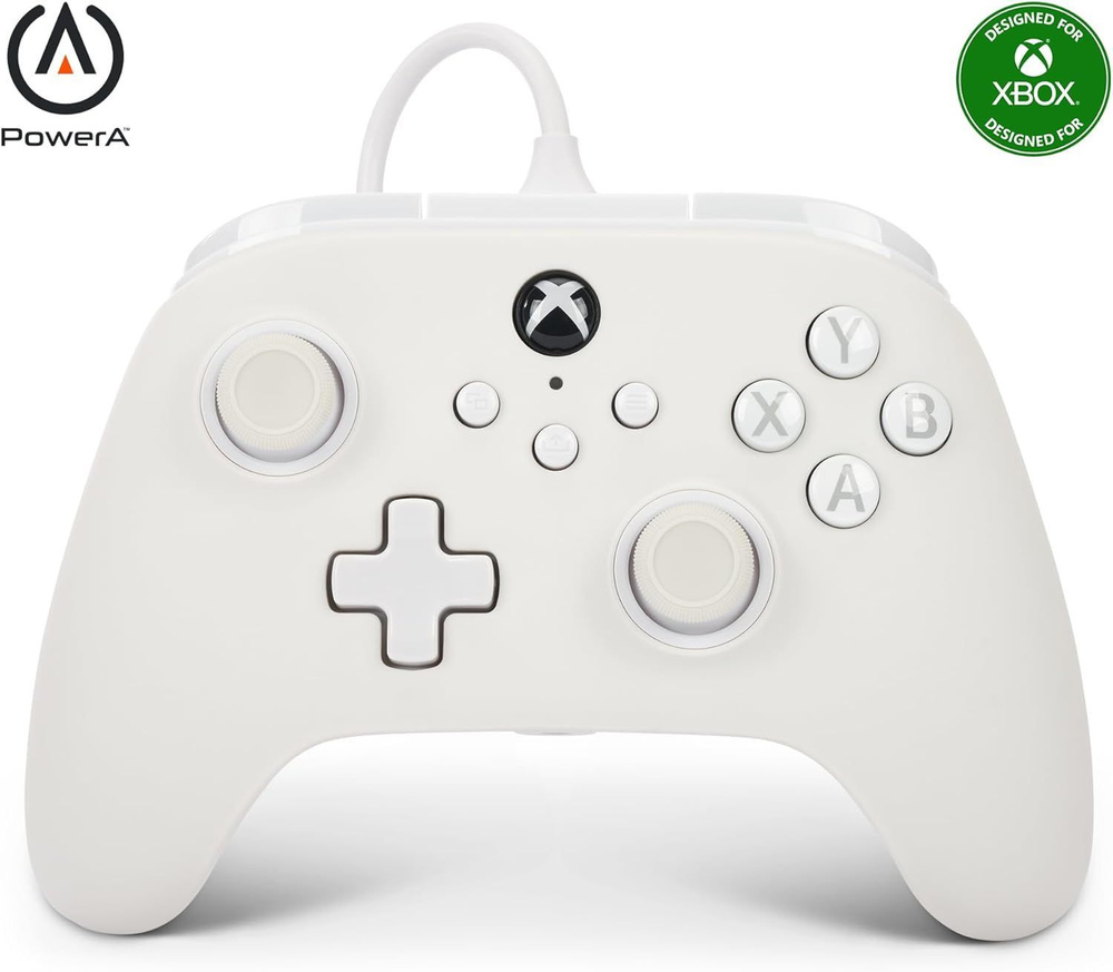 Проводной геймпад для Xbox One / Series S X / PC Windows PowerA ADVANTAGE Wired Controller Mist Белый #1