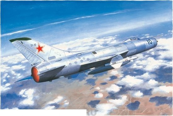 Сборная модель 02898P Самолет Су-11 Fishpot Trumpeter #1