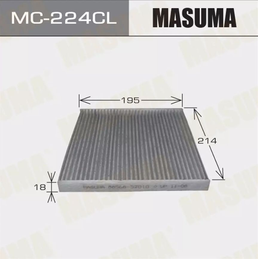 Фильтр Салона Угольный Masuma MC-224CL #1