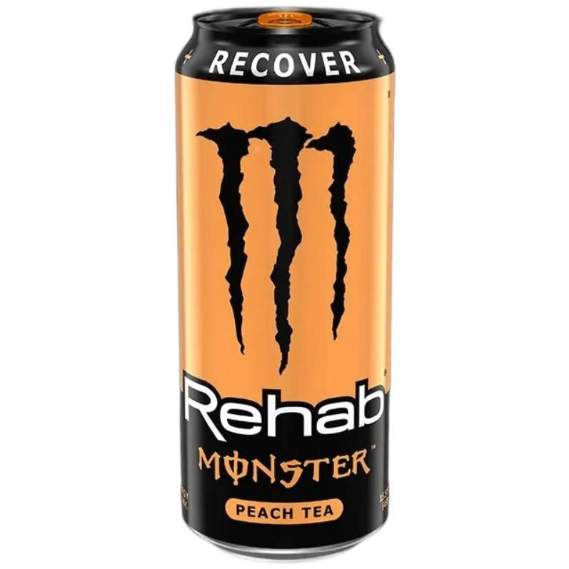 Monster Rehab, Напиток энергетический с Чаем и Персиком (негазированный), 12 шт х 0.5 л.  #1