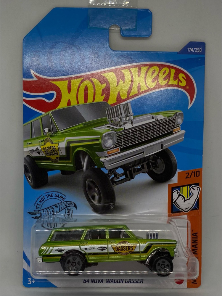 Машинка Hot wheels nova wagon gasser #1