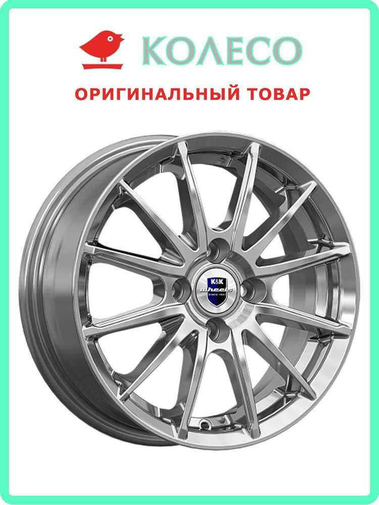 K&K Квант Колесный диск Литой 14x5.5" PCD4х98 ET35 D58.5 #1