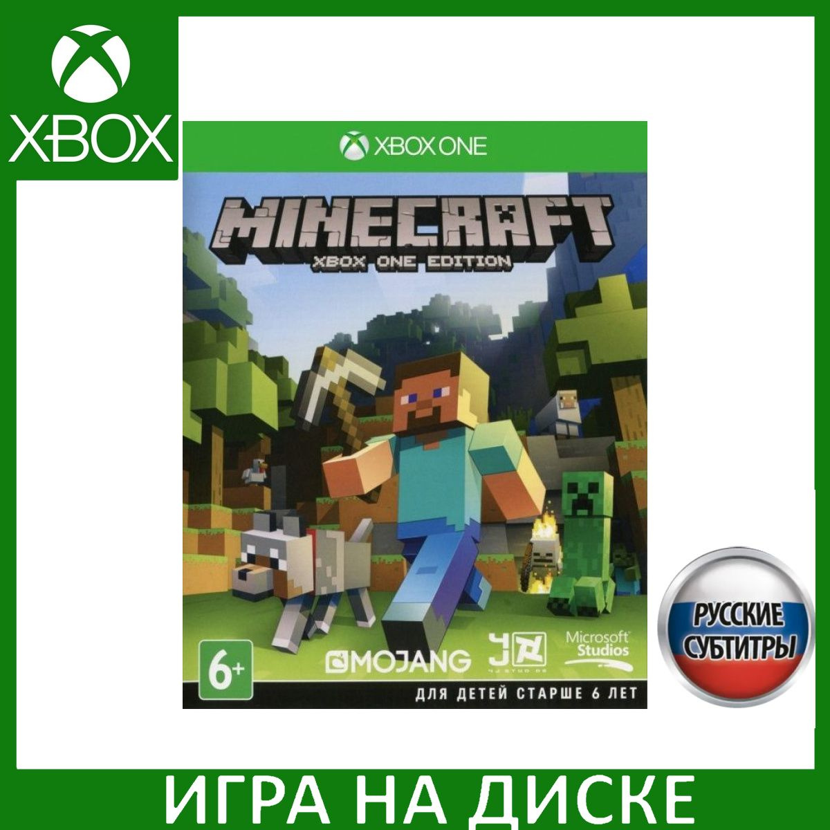Игра на Диске Minecraft Русская Версия (Xbox One)