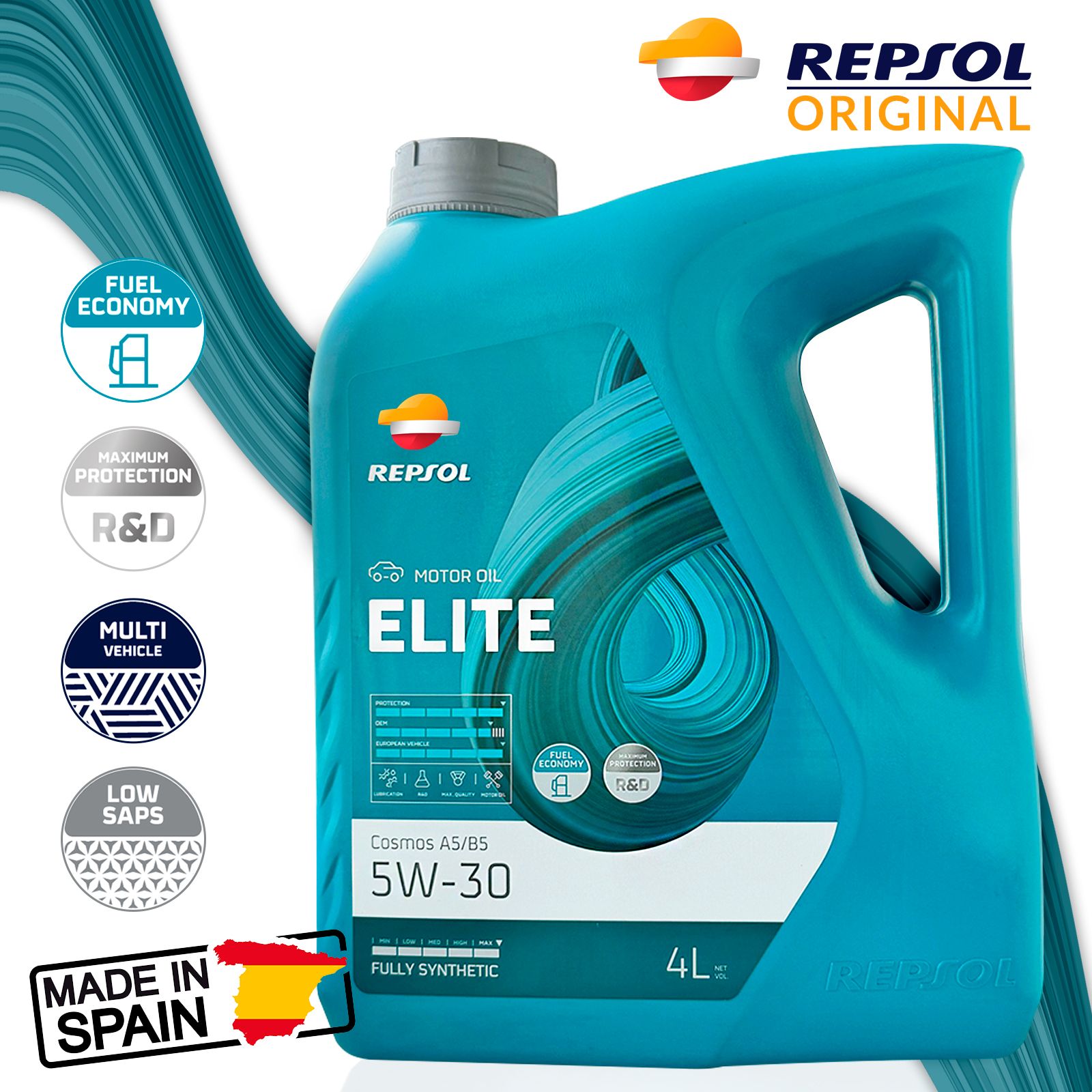 RepsolELITECOSMOSA5/B55W-30Масломоторное,Синтетическое,4л