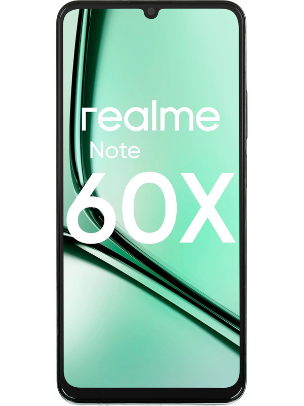 realmeСмартфонNote60xРостест(EAC)4/128ГБ,Nano-SIM,зеленый