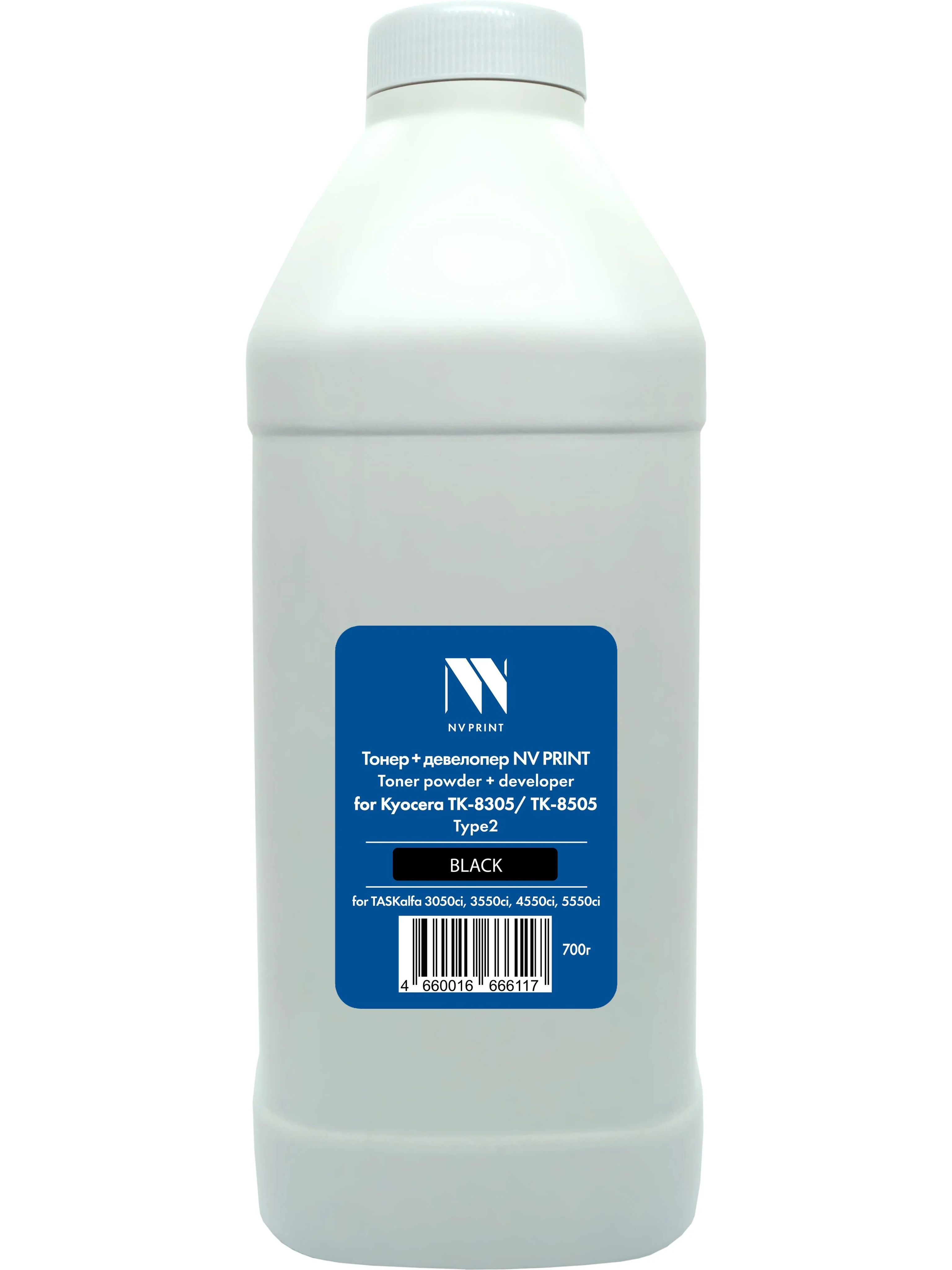 ТонерNVPrintчерныйсдевелоперомдляKyoceraTK-8305/TK-8505Type2