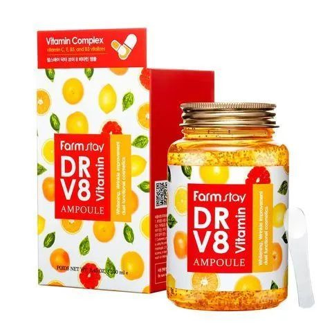 Сыворотка FS DR-V8 Vitamin Ampoule, Ампульная сыворотка с витаминами 250 мл.Корея  #1