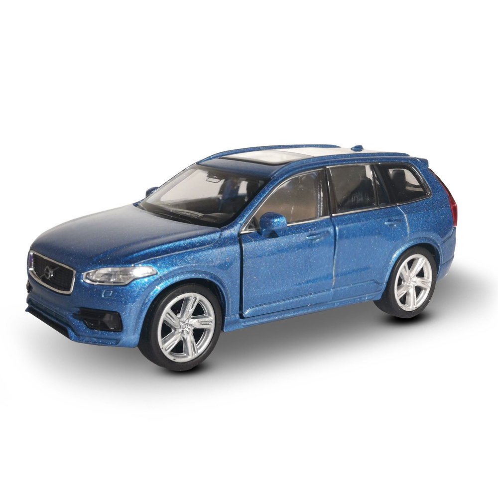 Машинка WELLY 2015 VOLVO XC 90 Синий / модель машины 1:38 с пружинным механизмом  #1