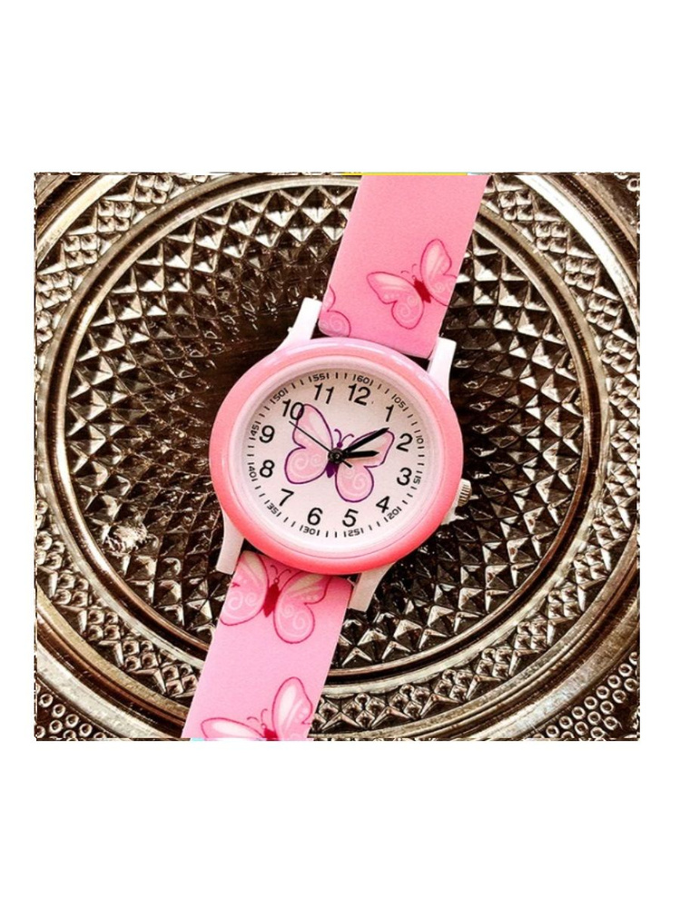 Y.MISI Часы наручные Кварцевые Наручные детские часы бабочка, для ребёнка, для девочек  #1