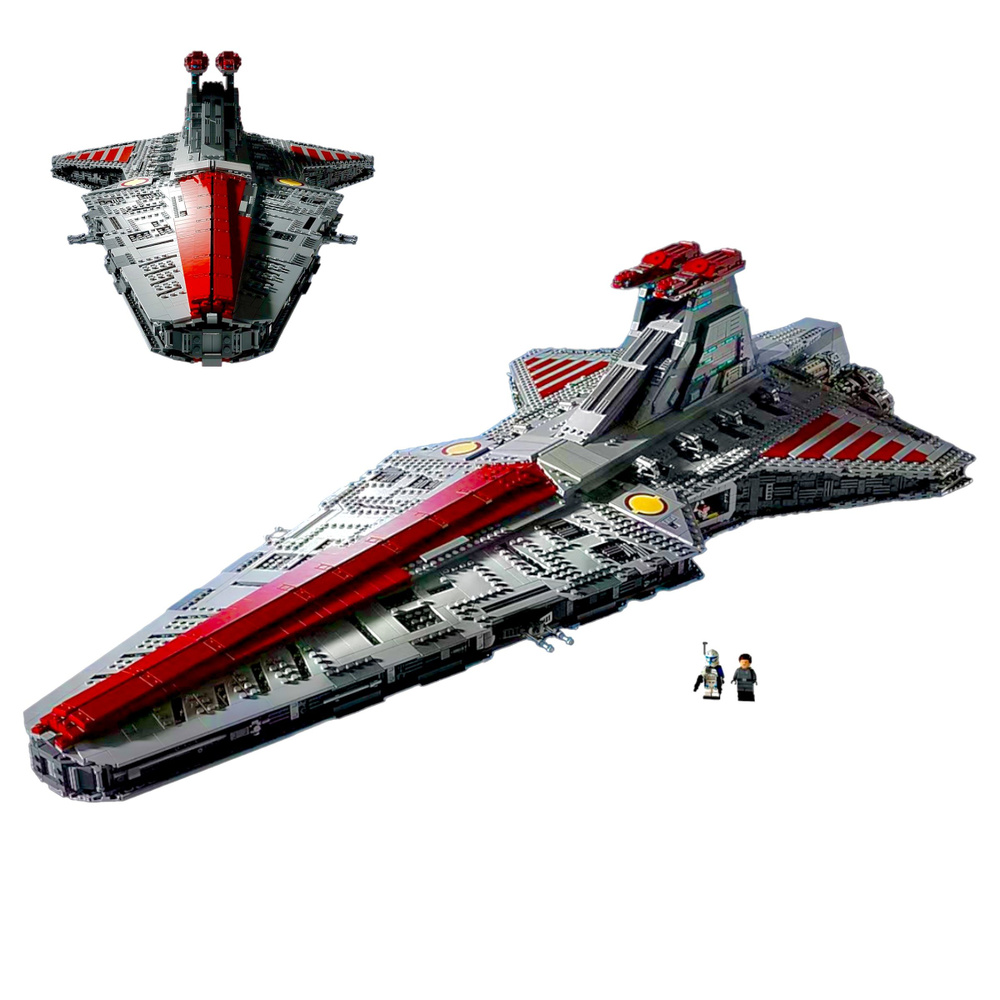 Конструктор Звездные войны набор "Ударный Космический Корабль Крейсер" 5374 детали 2 фигурки ( лего совместимый #1