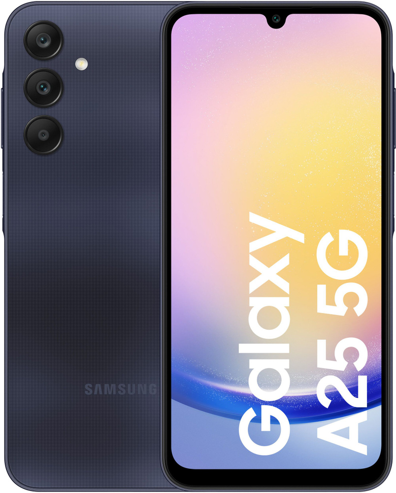 Samsung Смартфон Galaxy A25 6/128 ГБ 6/128 ГБ, темно-синий #1