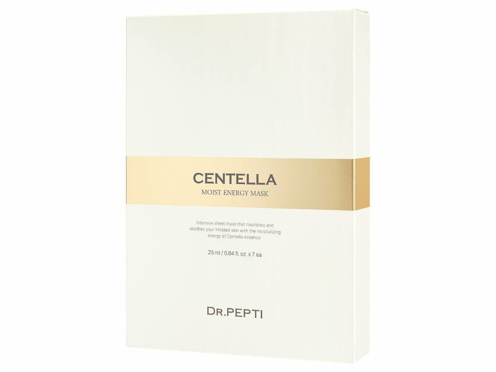 Маска для лица Centella Moist Energy Mask Dr. Pepti+, 7шт. #1