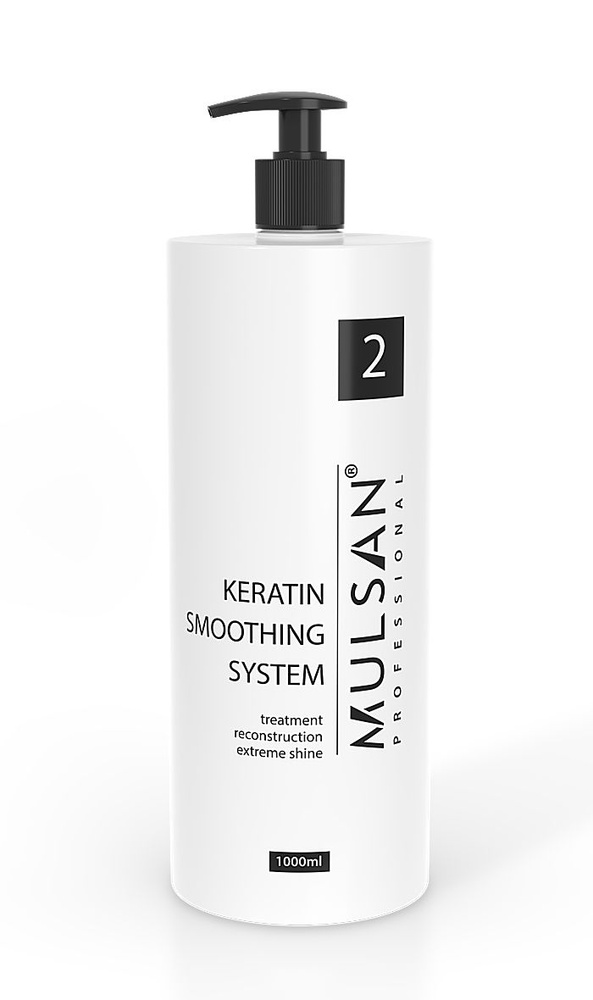 MULSAN Кератин состав 1000 мл- кератиновое выпрямление волос Мульсан Extra Effect  #1