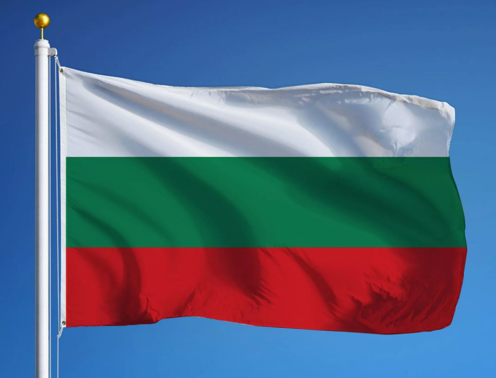 Флаг Болгарии 80х120 см с люверсами #1
