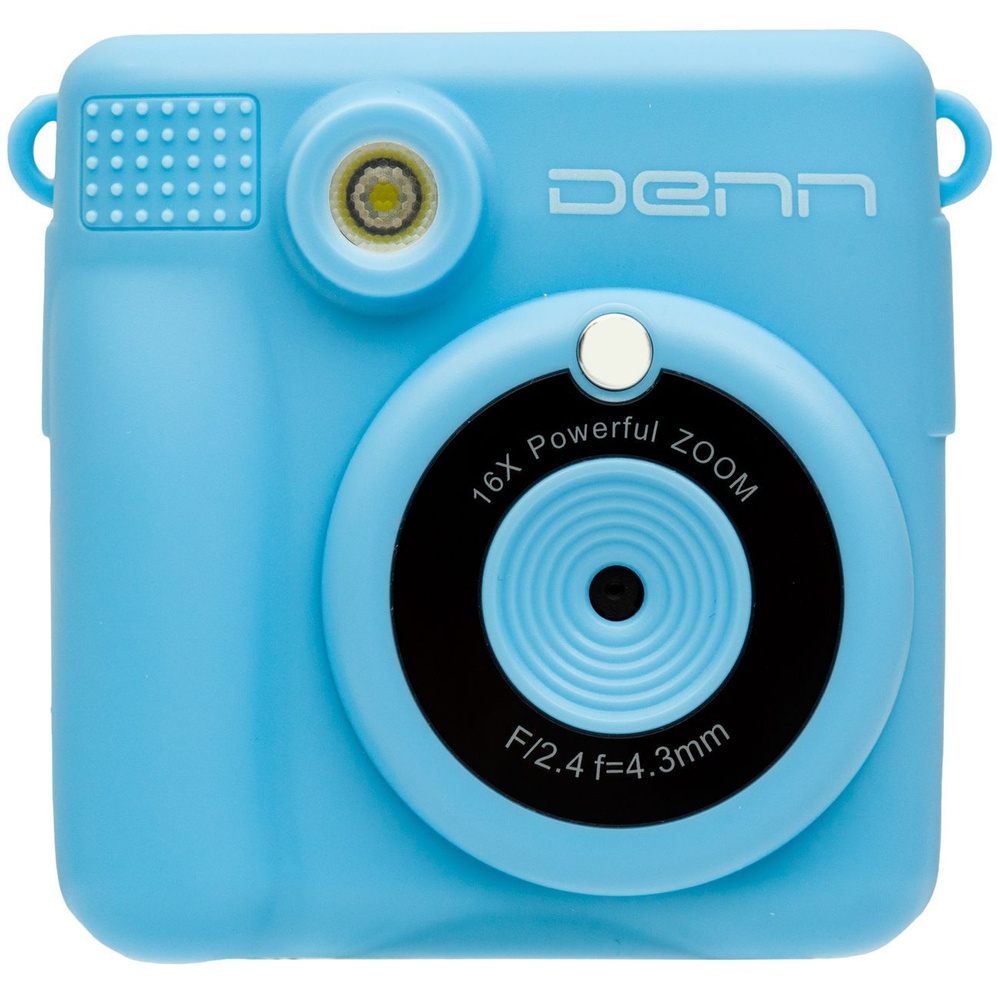 Denn Компактный фотоаппарат FUNNY CAM TDC015BL, синий #1