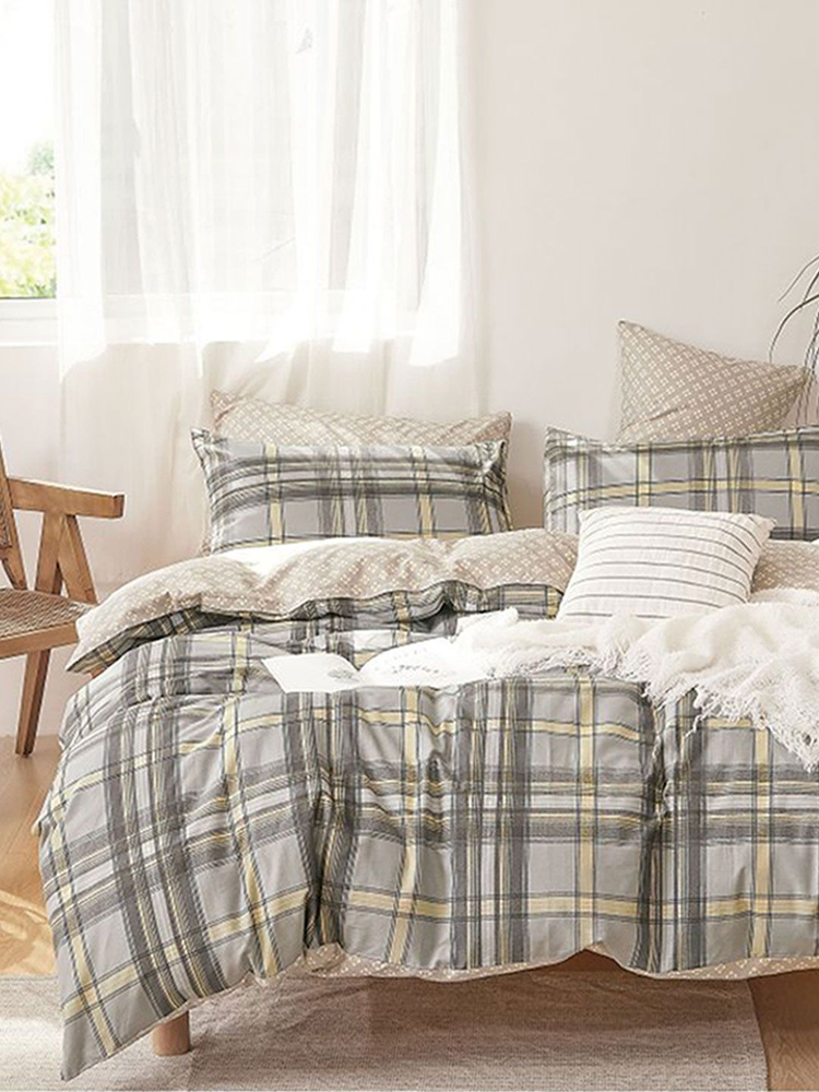 Mercury Home Комплект постельного белья, Сатин, 2-x спальный с простыней Евро, наволочки 70x70  #1